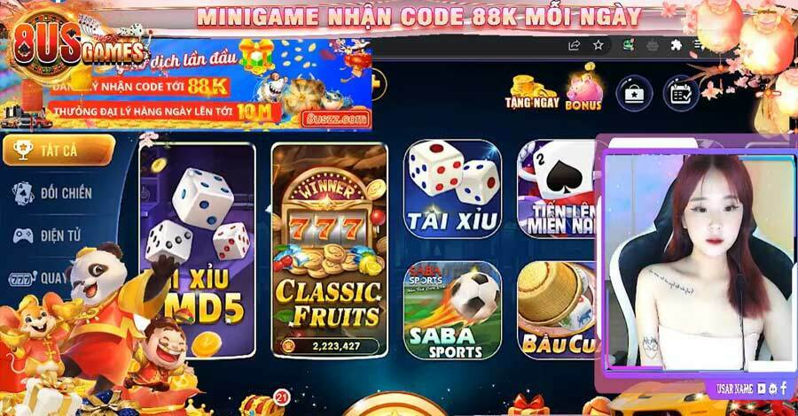 Live Tài Xỉu 8US Game – Tham Gia Cược Minh Bạch, Trải Nghiệm Đỉnh Cao